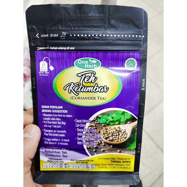 

Teh Ketumbar - Coriander Tea 15 bags