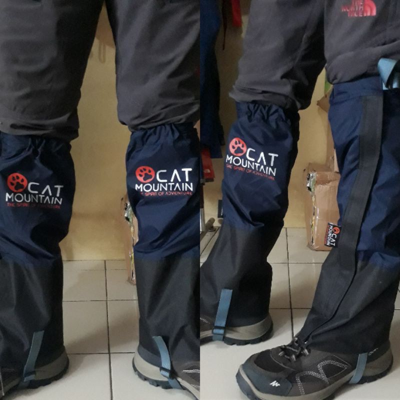 Gaiter Cat Mountain Waterproof pelindung kaki sepatu hiking
