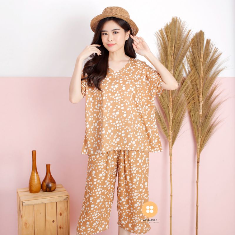 Baju tidur homewear super premium rayon 7/8-Coksu