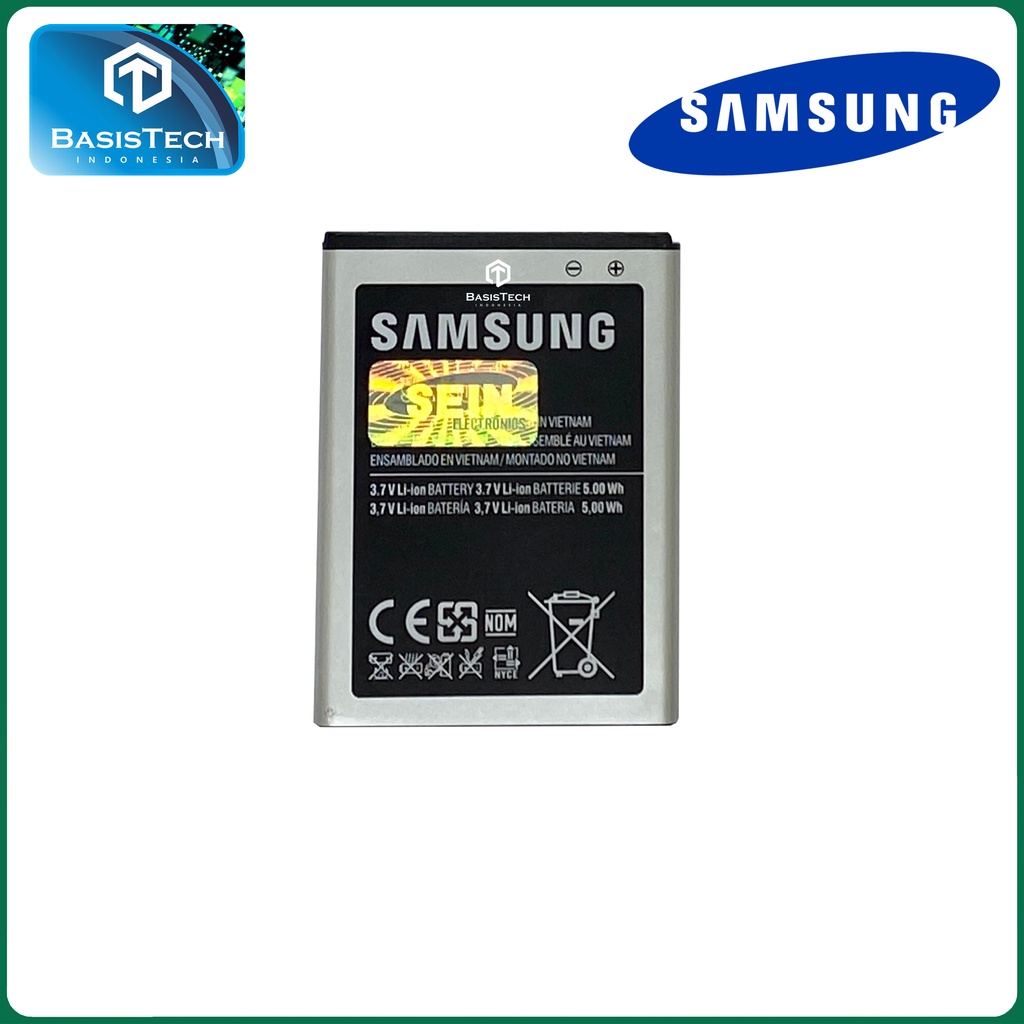 BATERAI SAMSUNG ACE S5830 S6310 S6500 S7500 S5670 S6810 S6102 S5660 - EB494358VU - ORI