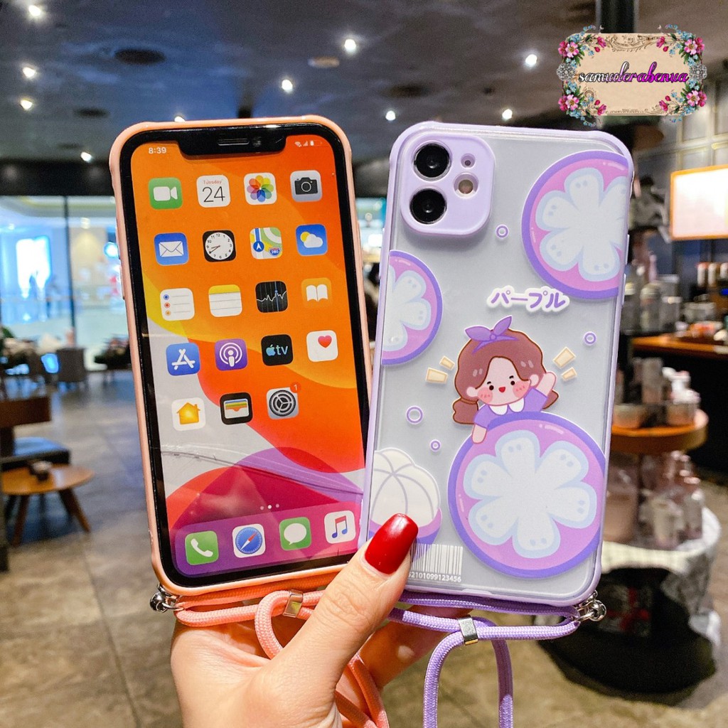 SS169 softcase Slingcase Tali Lanyard Vivo Y71 Y71i Y81 Y81c Y83 V5 Lite V5s Y65 Y69 Y91c Y1s SB1832