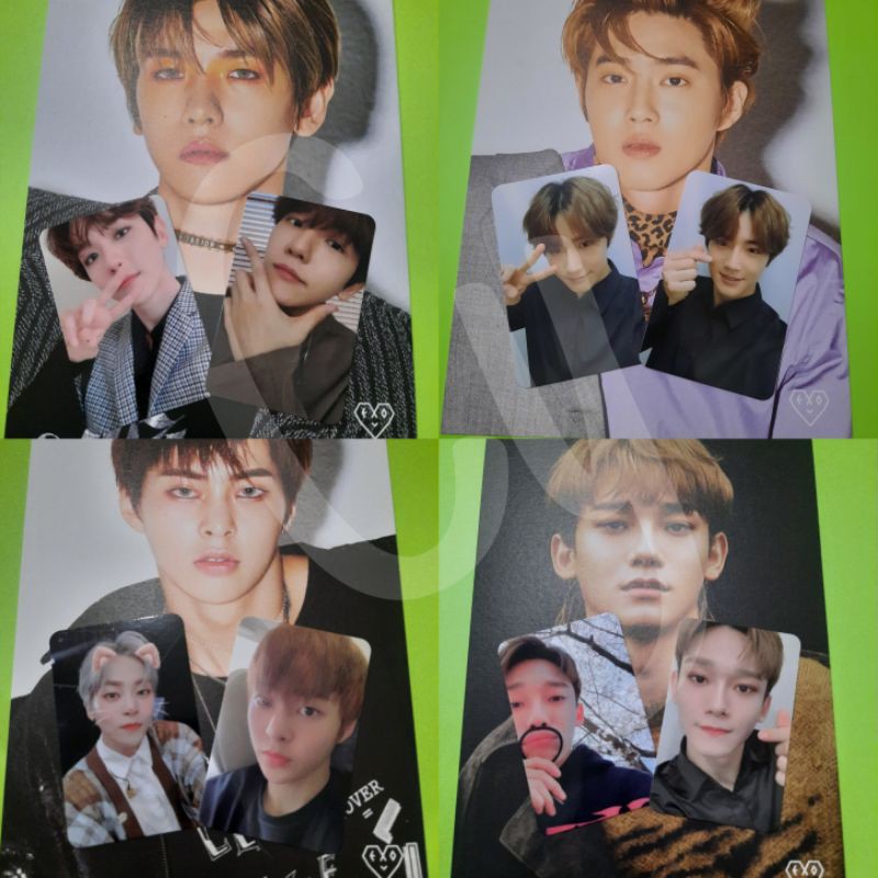 photocard pc suho xiumin chen baekhyun lay exo welkit 2019
