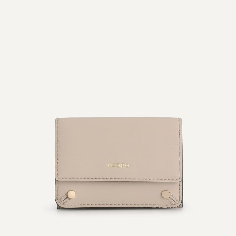 12.12 SALE | PDRO Textured Leather Trifold Wallet