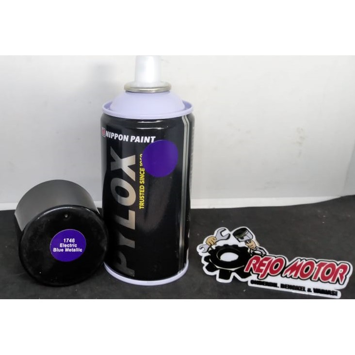 

PILOX/PYLOX /SOLID COLOURS & METALLIC COLOURS/ 1746 ELECTRIC BLUE METALLIC / ANTI BAKAR ORIGINAL NIPPON