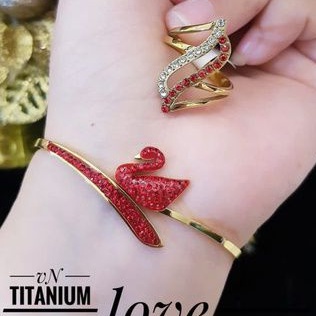 TiTanium set gelang cincin G03