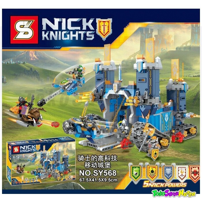 Brick SY 568 - Nexo Knight - The Fortrex Good Quality Lengkap
