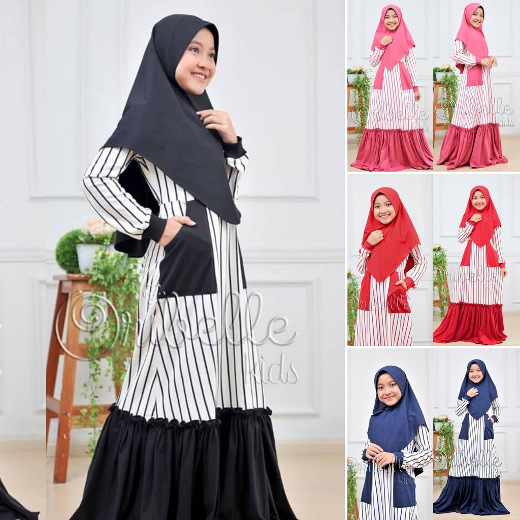 Gamis Anak dan Gamis Remaja Arsy by Oribelle
