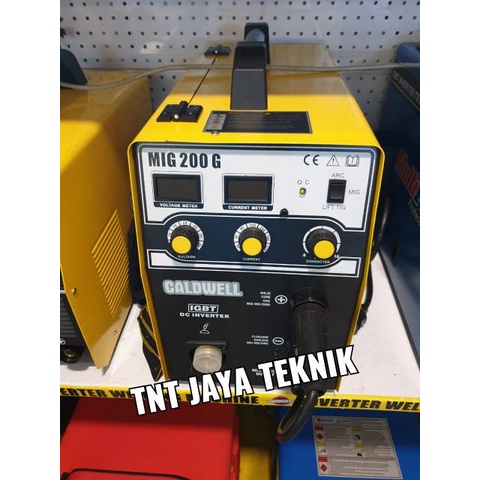 MESIN LAS CO2 CALDWELL MIG 200 G / TRAFO LAS INVERTER CALDWELL MIG 200G / TRAVO LAS CO CALDWELL