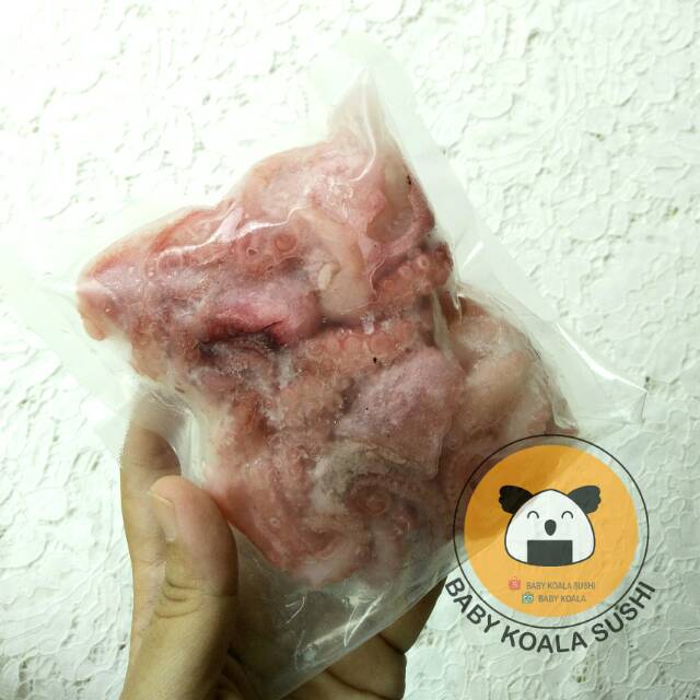 BABY OCTOPUS  Tako Flower 250 g | Bayi Gurita Mini Utuh | Boiled &amp; Fresh Frozen