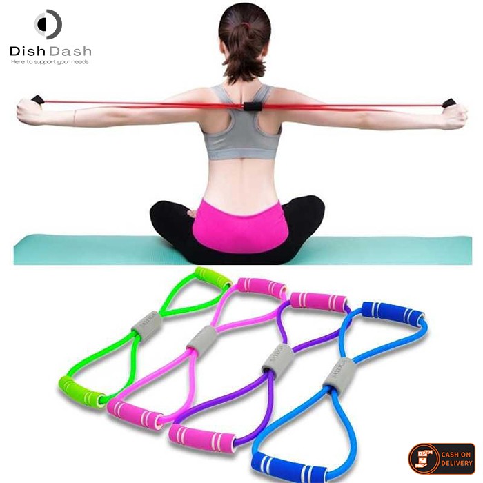 [BAYAR DI TEMPAT] 1 Pcs Tali Streching Untuk Pemanasan Yoga / Tali Peregangan Kaki / Alat Yoga