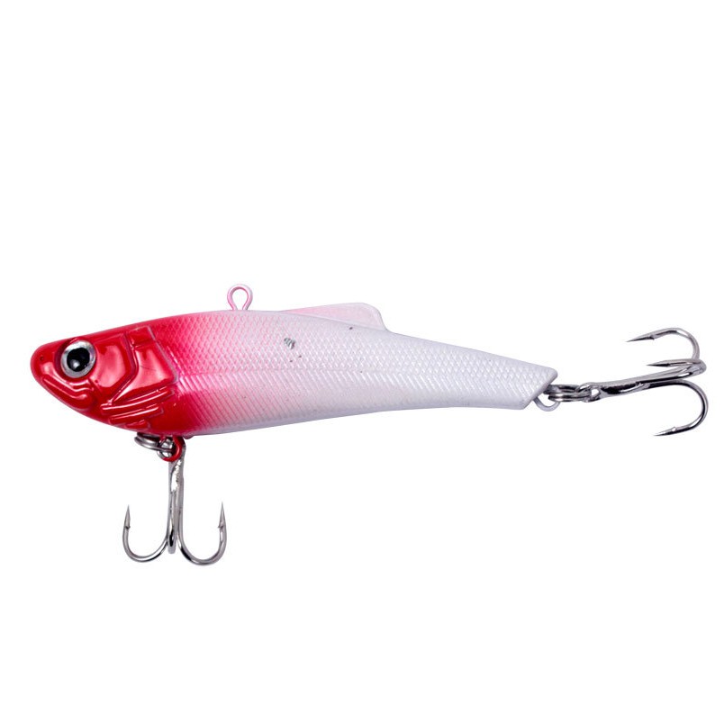 Shengyao 1Pcs New Sinking VIB Fishing Lure 8.5cm/6.3g Swimbait Bass Wobbler Lifelike Minnow Memancing Ikan Kait