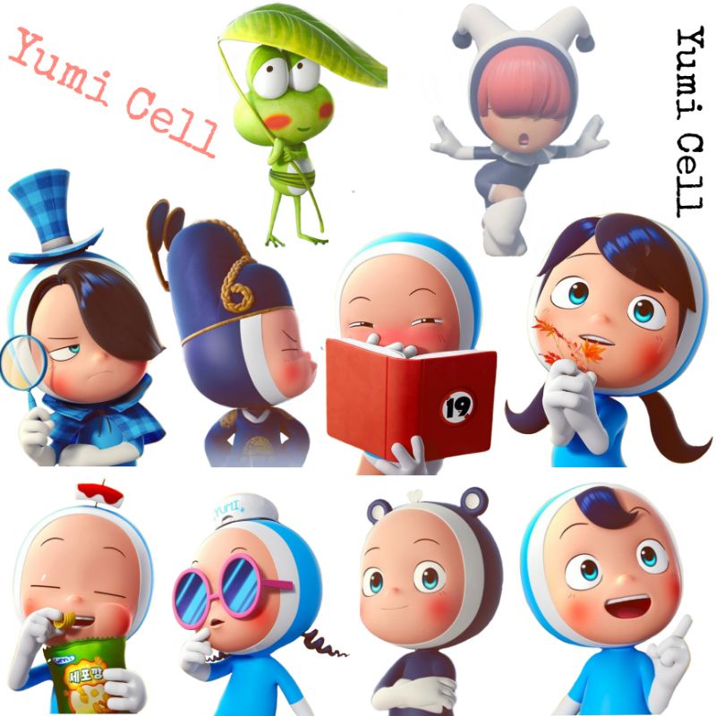 

Stiker Drama Korea Yumi Cell Cute Kawai lucu Webtoon Scrapbook Journal Laotop Handphone Notebook