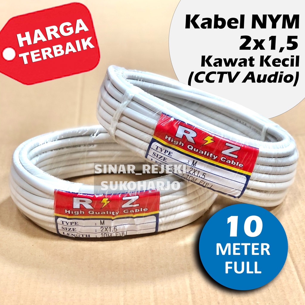 KABEL NYM 2X1.5 Kabel Listrik PLASMA / NIKHA / RZ Panjang 10 Meter (( BACA DESKRIPSI !! ))