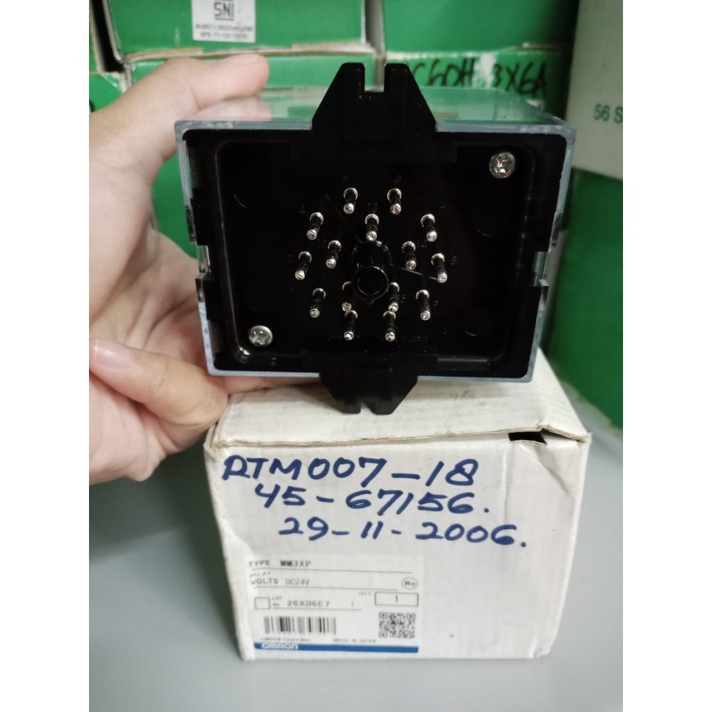 RELAY OMRON MM3XP 110V DC / 24V DC