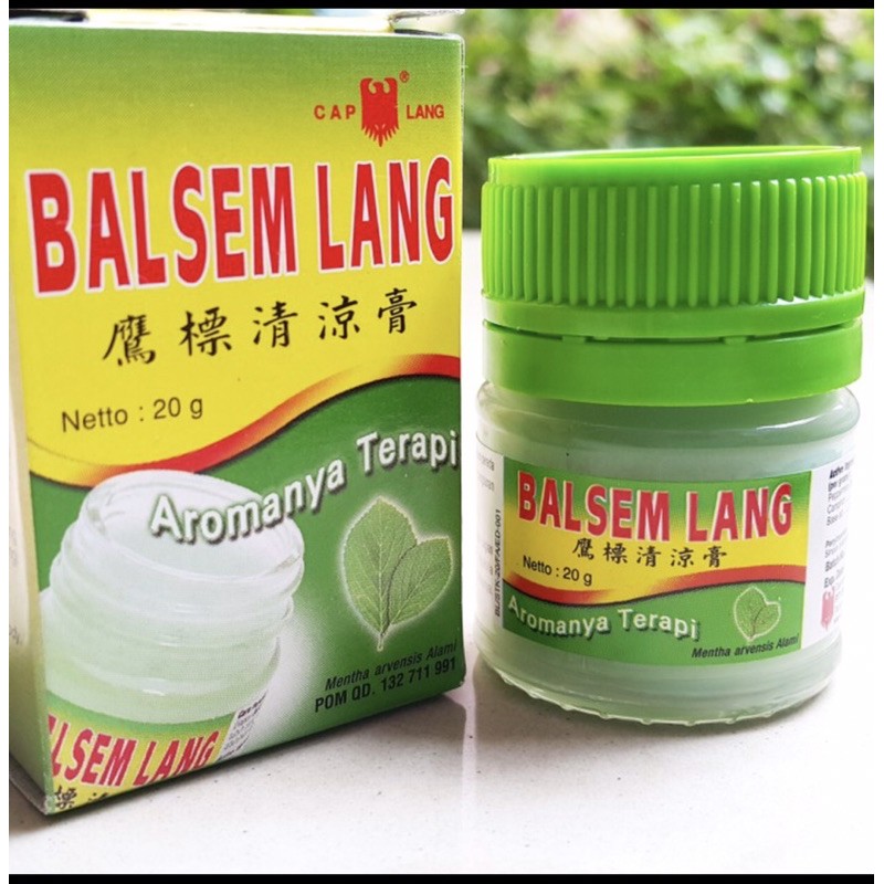 Balsem LANG 20 gr Aromanya Terapi Aromatic Soothing Balsem gosok nyeri sendi