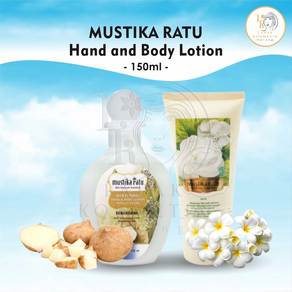 Jual Mustika Ratu Hand and Body Lotion Whitening Bengkoang & Body