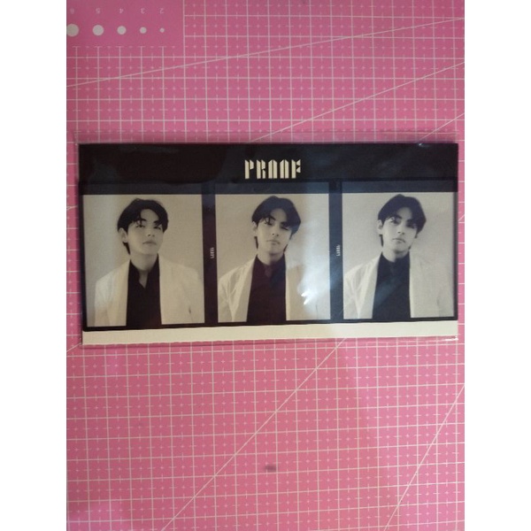 ready stok POB weverse triptych proof taehyung bts