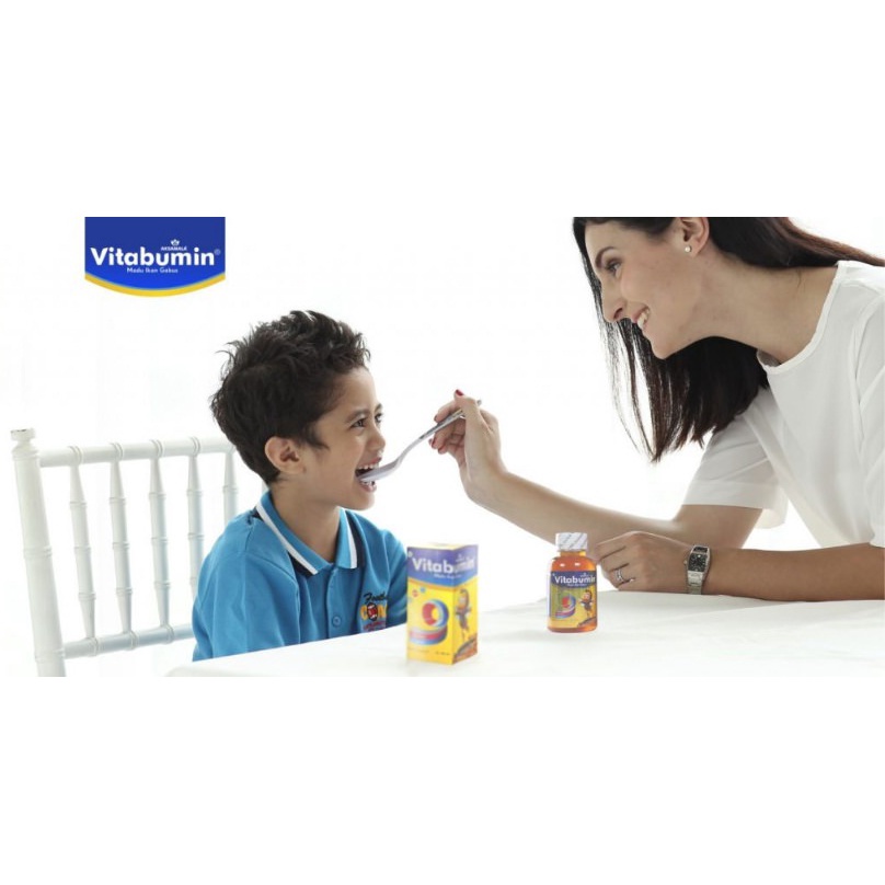 Vitabumin Madu Albumin Ikan Gabus 60 ml | 130 ml Nutrisi Tumbuh Kembang Penambah Nafsu Makan Anak