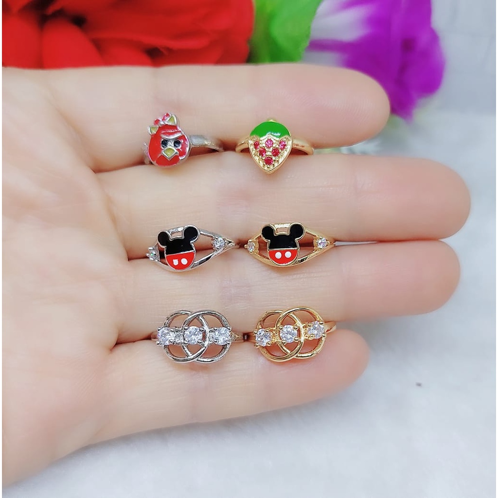 Cincin Xuping Anak-anak Aneka Motif