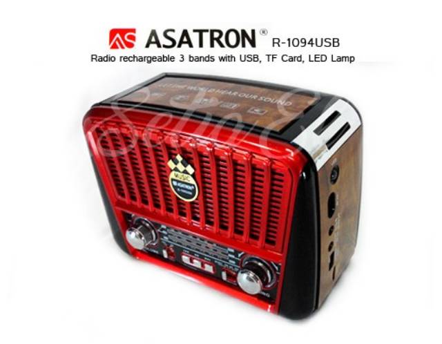 Asatron R-1094 Radio Portable am fm