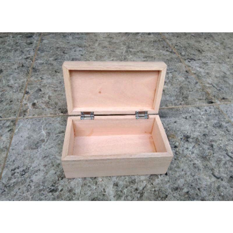 Kotak Kayu Pinewood Kerajinan Kotak Kayu Kotak Perhiasan