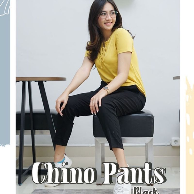 celana panjang cewek  casual pants / ankle pant terbaru  kekinian