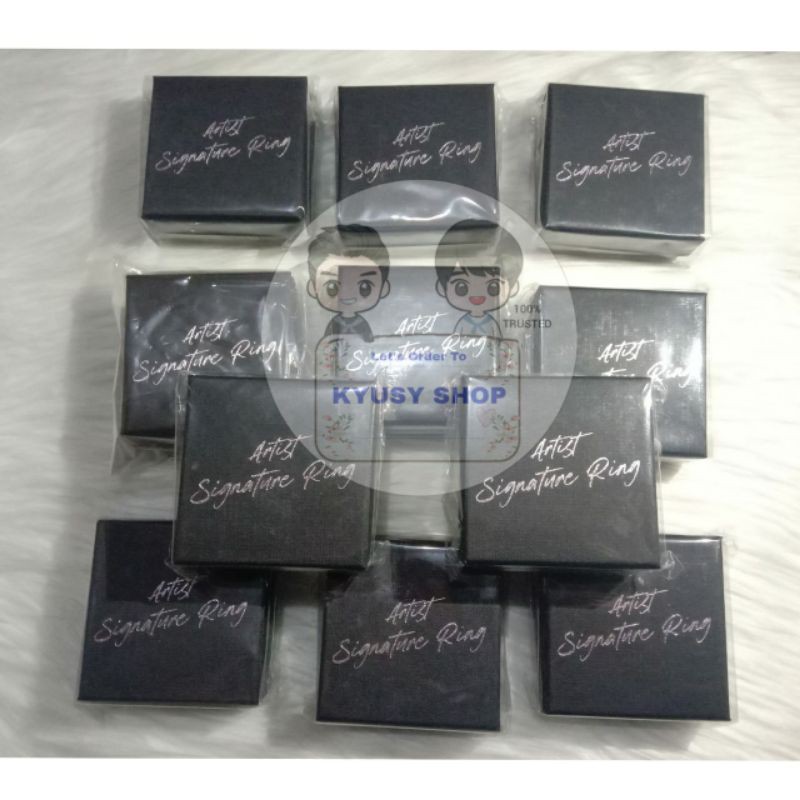 [PELUNASAN] OFFICIAL SM ARTIST SIGNATURE RING