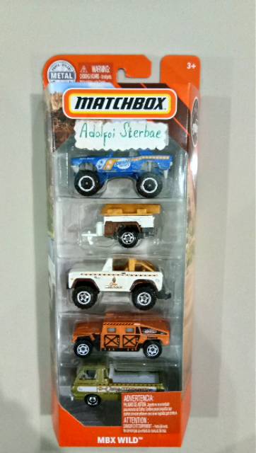 MATCHBOX VW VOLKSWAGEN T2 MICROBUS 5 PACK TUBES COLLECTION