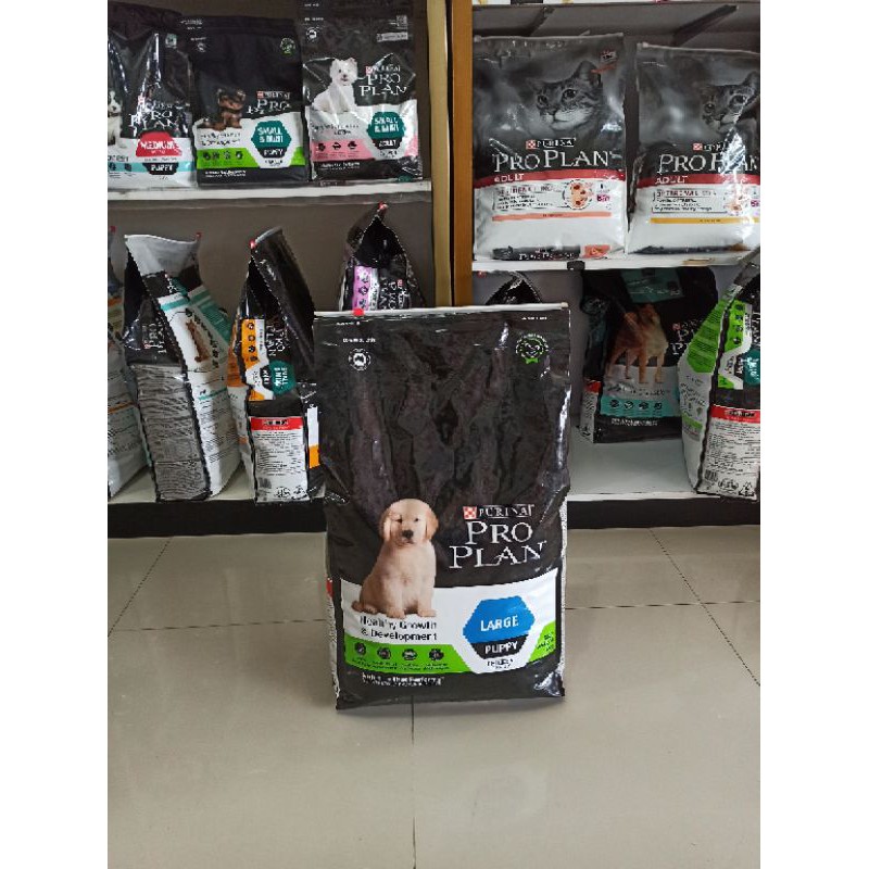 pro plan large puppy dog 15kg proplan makanan anjing  dog foodpengiriman (ekspedisi)