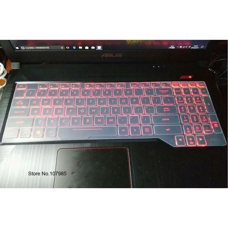 Skin Cover Keyboard Bahan TPU Transparan 17.3 &quot;Untuk ASUS TUF Gaming fx705 fx705d FX705DU FX705DD FX705DT Fx705Gxdge Fx5Dt