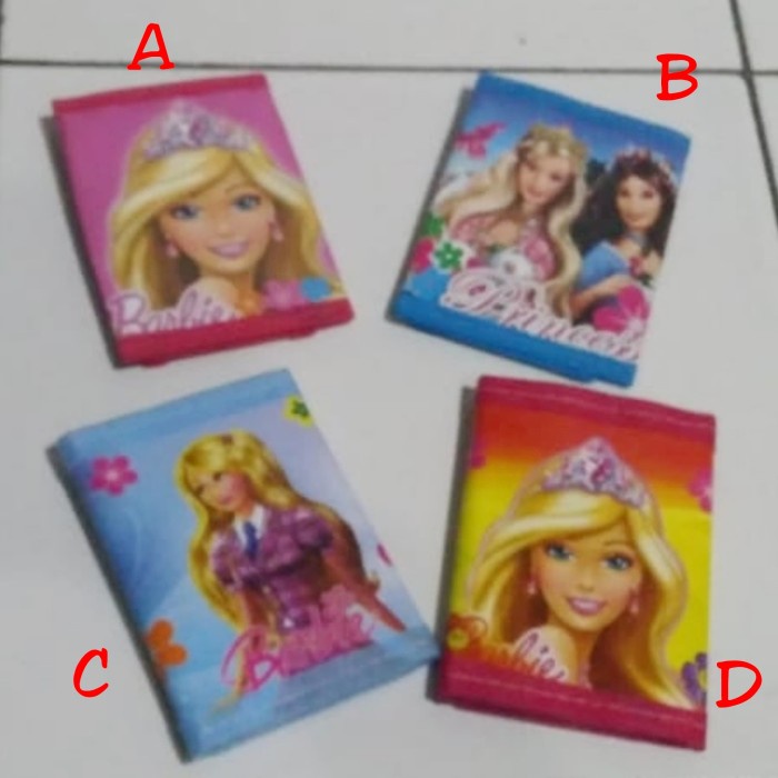ANAK-DOMPET- DOMPET LIPAT UANG ANAK PEREMPUAN CEWEK KECIL KARAKTER PRINCESS BARBIE -DOMPET-ANAK.