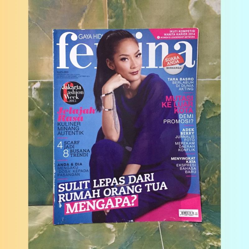 Majalah Femina No. 38/XLII, Tahun 2014, Cover: Tara Basro