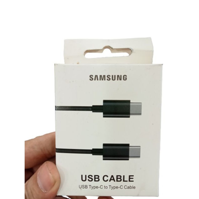 KABEL DATA ORIGINAL SAMSUNG TYPE C TO C FAST CHARGING