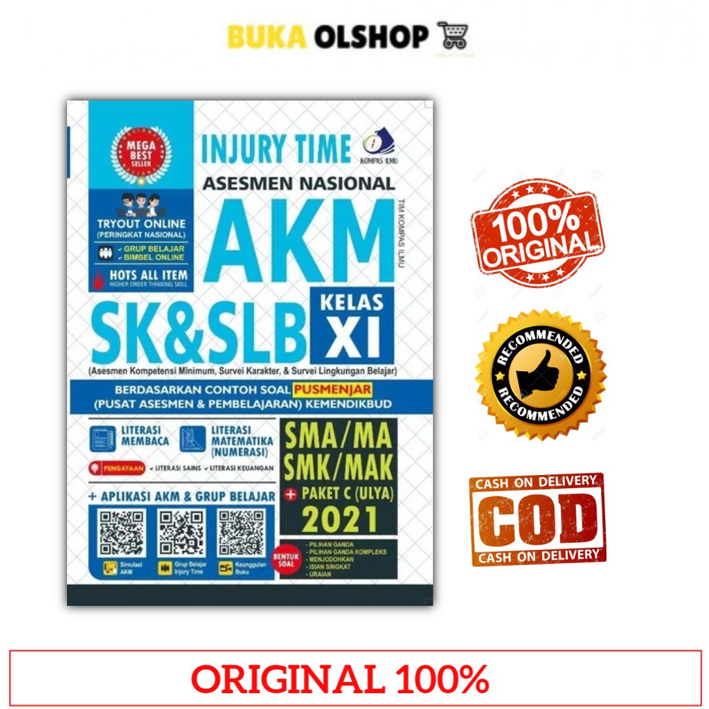 Injury Time Akm Sk Slb Kelas Xi Sma Ma Smk Mak Ujian Sekolah Sma Shopee Indonesia