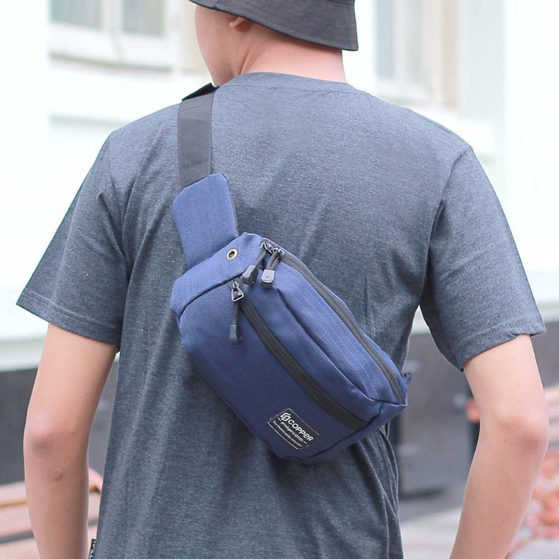 Bos - Tas Salempang Pria Waistbag Selempang Pinggang Murah Bahan Cordura