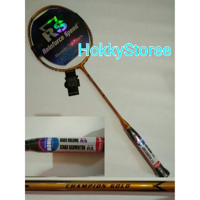 Raket Badminton RS Champion Silver - 100%Original