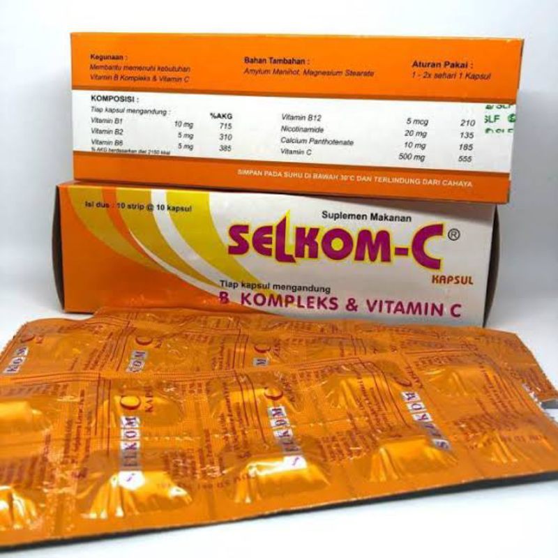 Vitamin Komplit Selkom C Untuk Meningkatkan Daya Tahan Tubuh Melawan Covid19 Shopee Indonesia