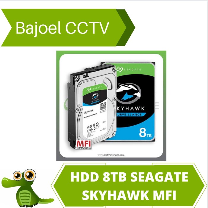 HARD DISK INTERNAL HDD 8TB SEAGATE SKYHAWK MFI GARANSI RESMI 3 TAHUN Paling Murah