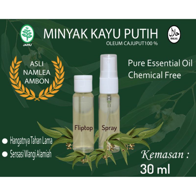 Minyak Kayu Putih Asli Namlea Ambon (30 ml)