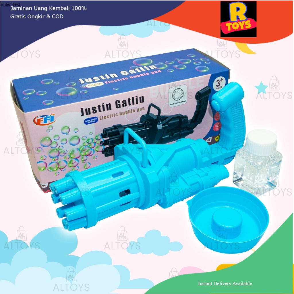 Mainan Bubble Gun Tembakan Balon Gelembung Sabun Pistol Gelembung Tembakan Balon Mainan Gelembung Sa