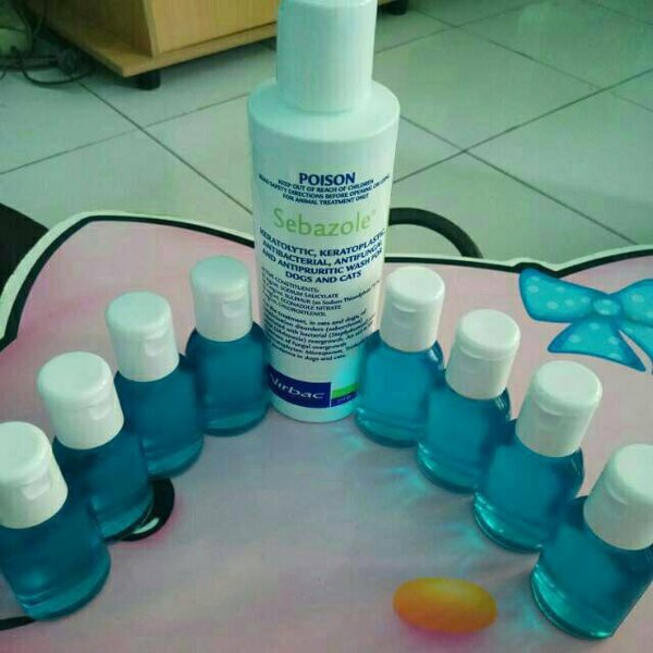 Sebazole Virbac 30ml Shampoo Obat Anti Jamur Sakit Kulit Kucing Anjing