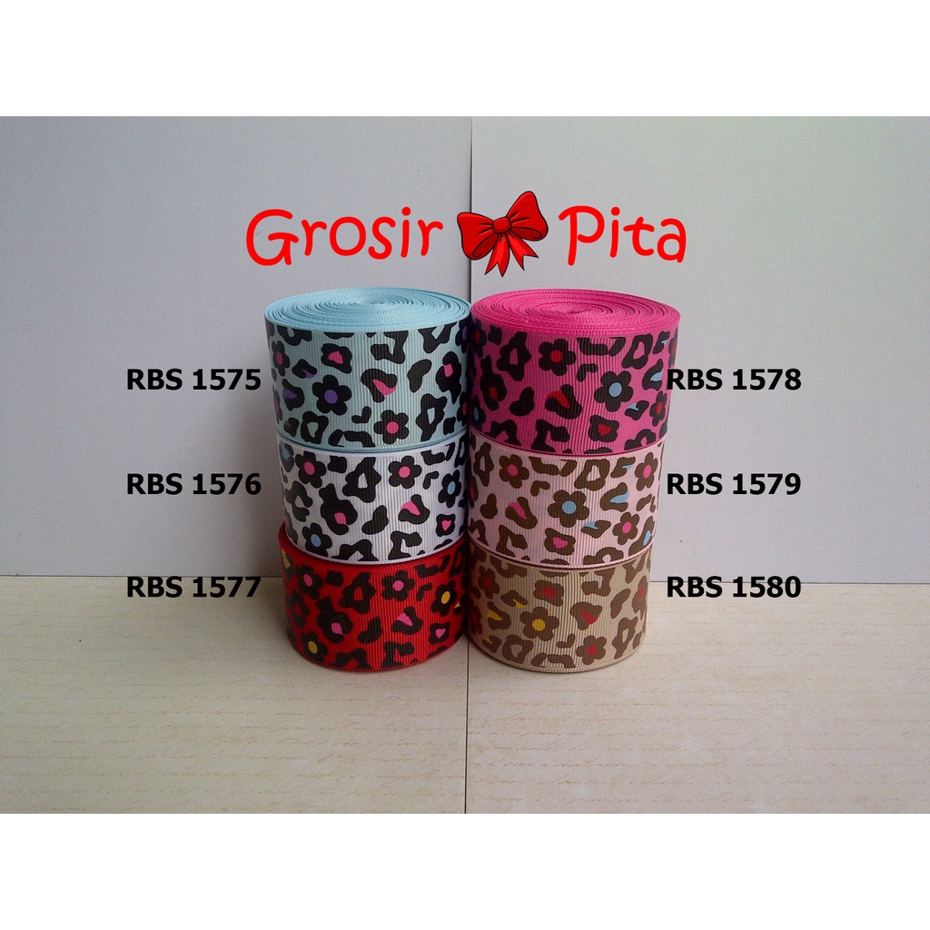 

(25 yard) Pita Grosgrain Motif RBS 1575,1576,1577,1578,1579,1580 | Toko Bahan Craft | Grosir Pita