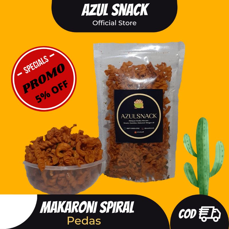 

Makaroni Spiral / makaroni keriting pedas enak & gurih