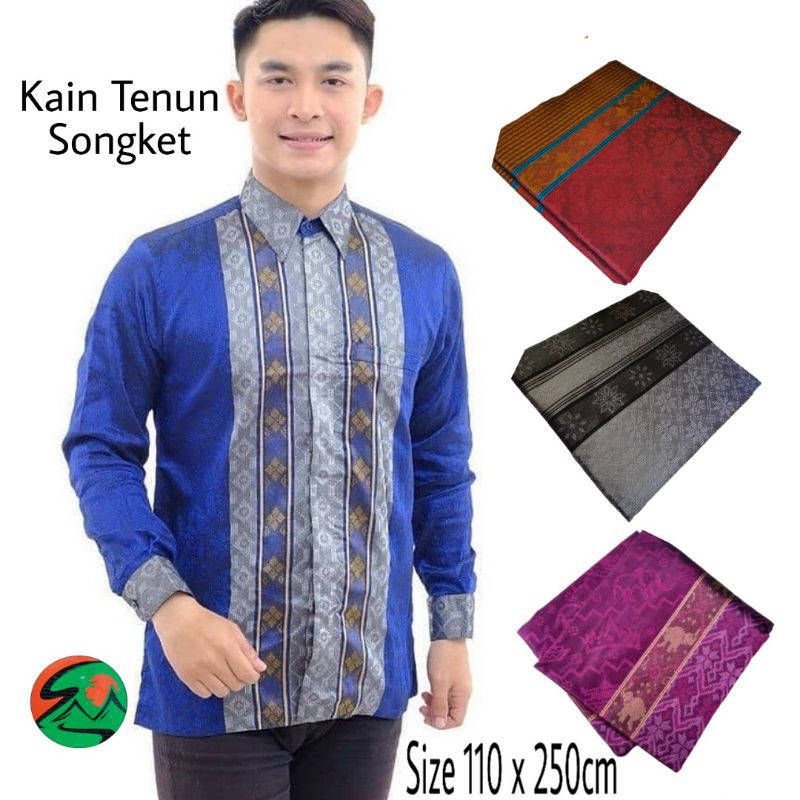 Kain Tenun Songket Baron Songket Palembang Kain Songket Tenun Sengkang