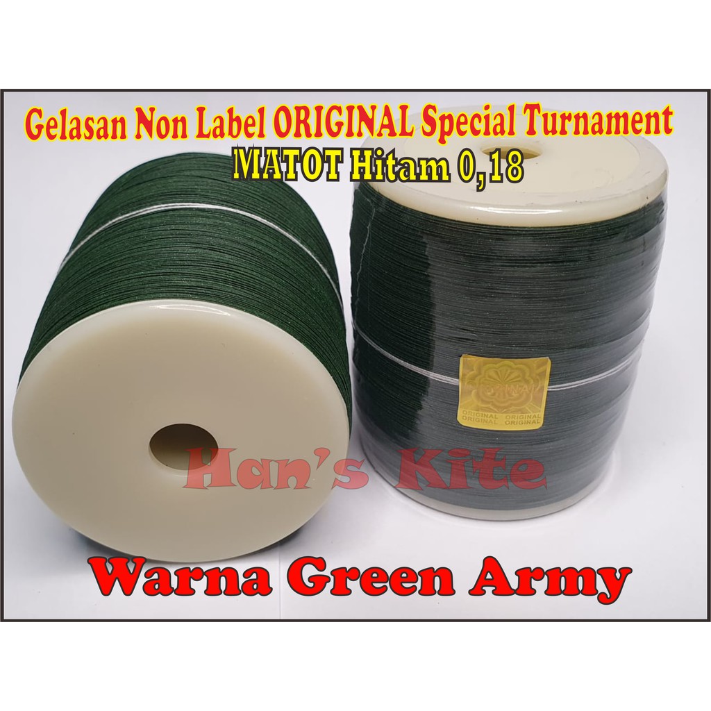 Special Turnament Gelasan Non Label Matot Hitam 0,18 ORIGINAL Full Treatment Tajam Sadis Joker JOSSS