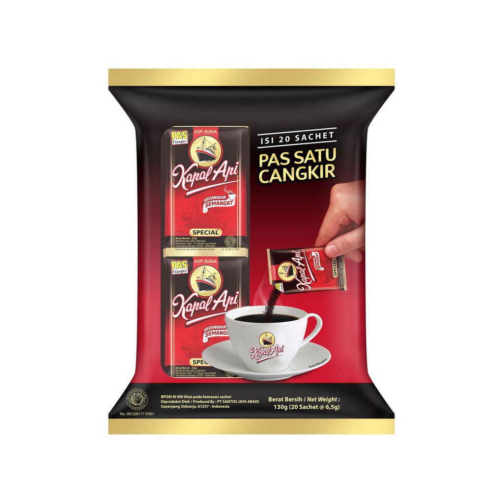 

Kapal Api Kopi Bubuk Special 20x6.5g