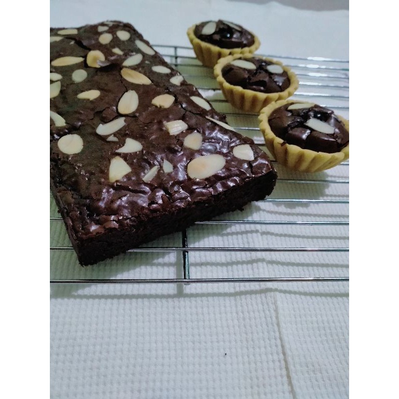 

Fudgy Brownies / Brownies Panggang / brownies sekat