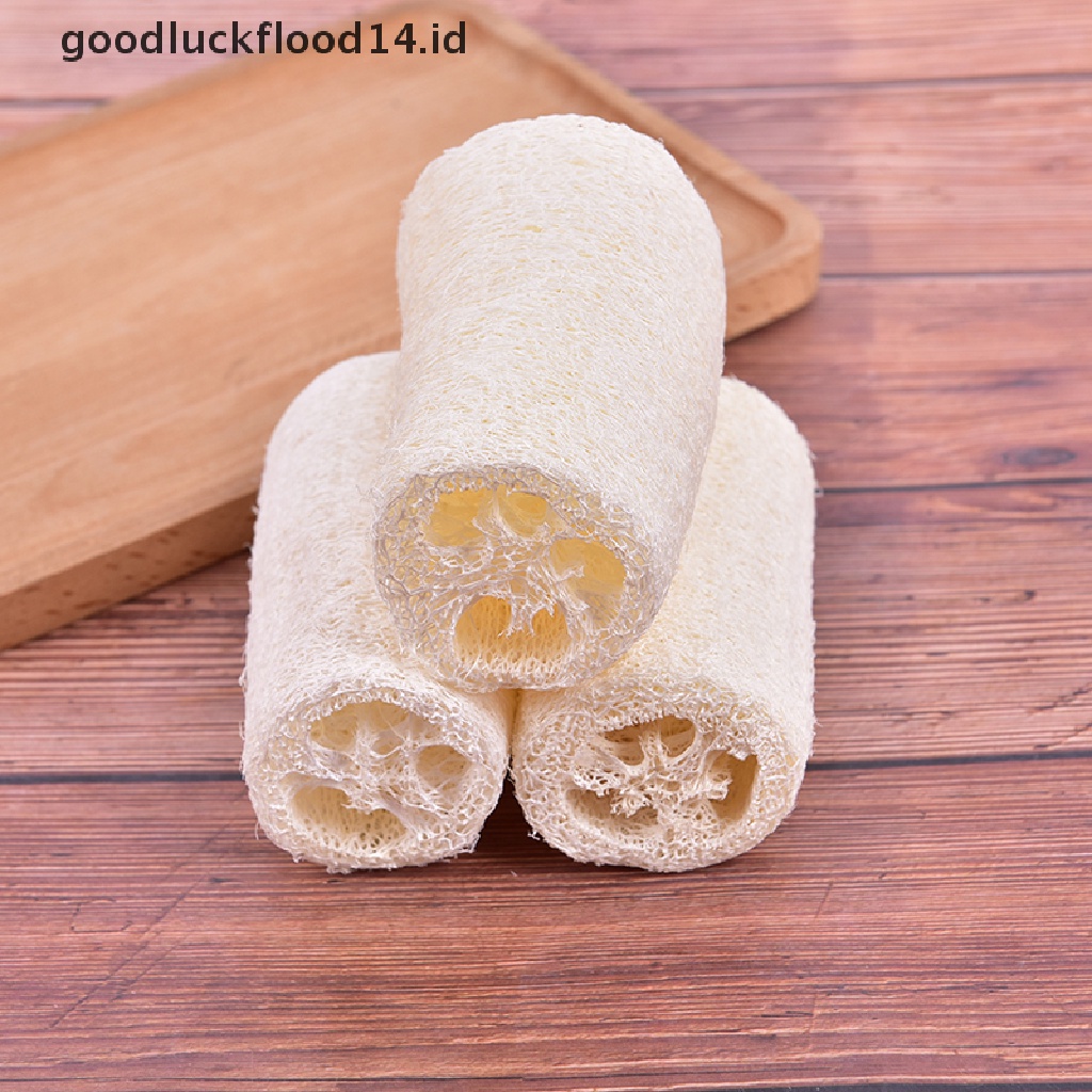 [OOID] 6 Pcs Organic Loofahs Loofah Spa Exfoliating Scrubber Natural Luffa ID