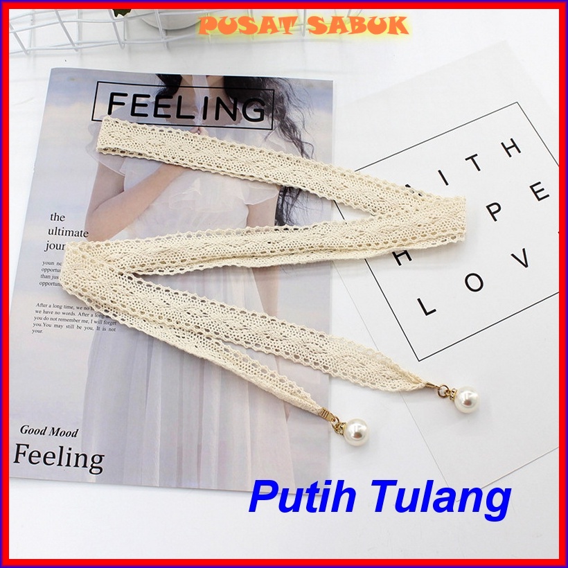 Ikat Pinggang Belt Sabuk Wanita Fashion Gesper Rajut Cewek Aksesoris Korea Kecil Gasper Pingang Warna Murah Import Grosir baru kecil Kain Bahan anyam Hitam Putih Kekinian Cantik Dewasa Blet simpul ramping cm Inch Lingkar elastis Pesta asesoris Baru Ikat