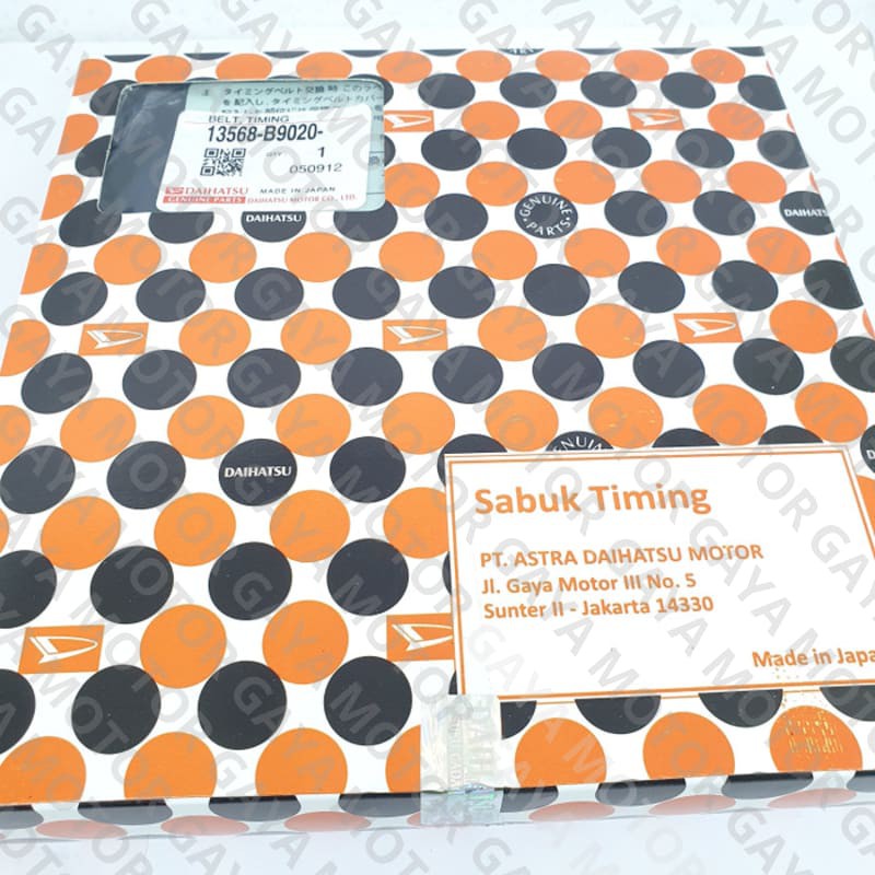 (100% Quality ) Timing Belt Daihatsu Taft GT - Taruna 13568-B9020-000 mantap